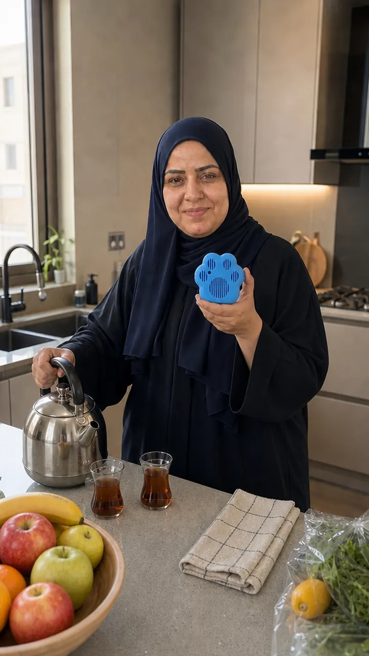 عهود الفاخري تحمل منتج يبقى