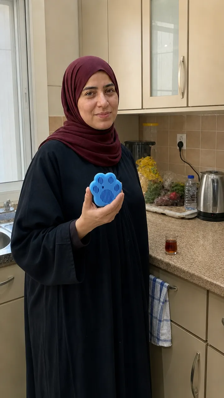 سارة الحوشان تحمل منتج يبقى
